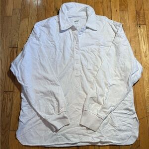 Aerie White Textured Top #689